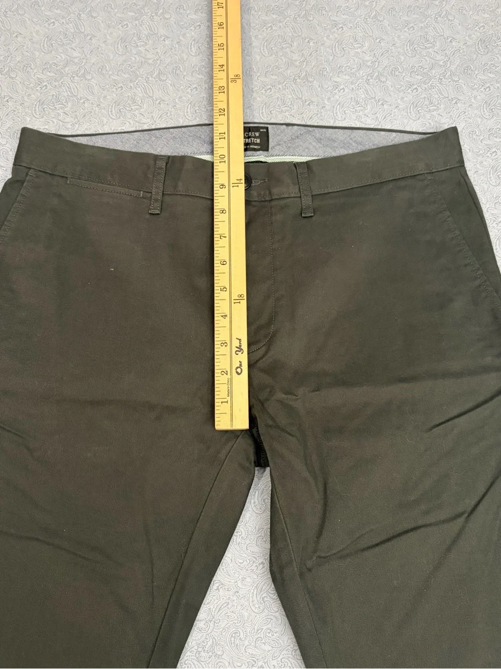 J. Crew Stretch 250 Skinny Black Chinos 32 x30 NWT